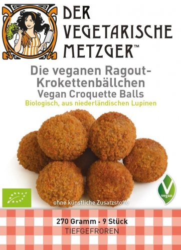 Die veganen Ragout-Krokettenbällchen